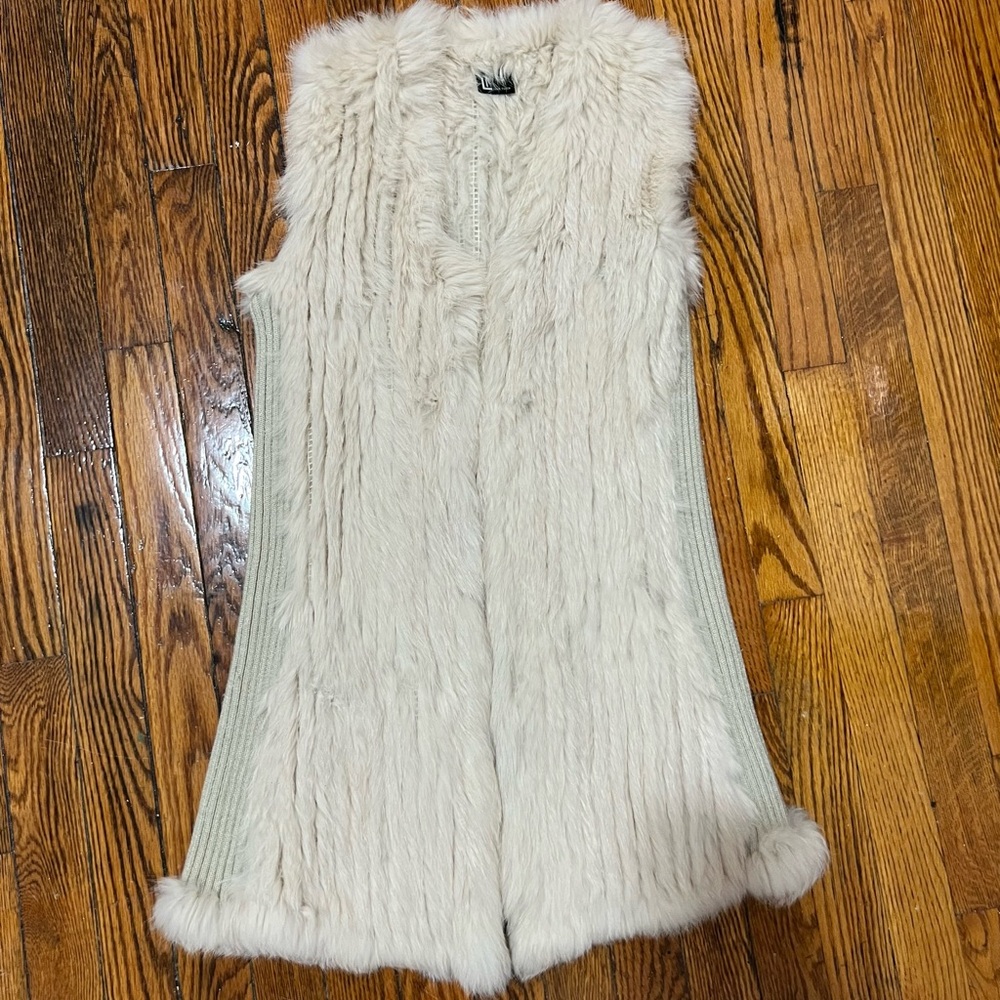 Love Token Cream Fur Vest